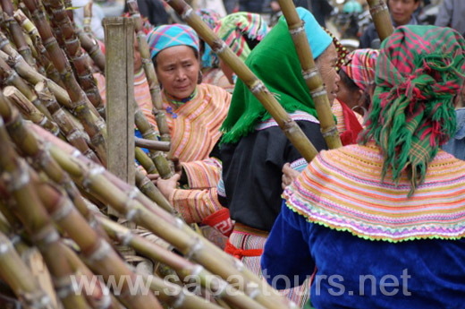 Can Cau tribal market.