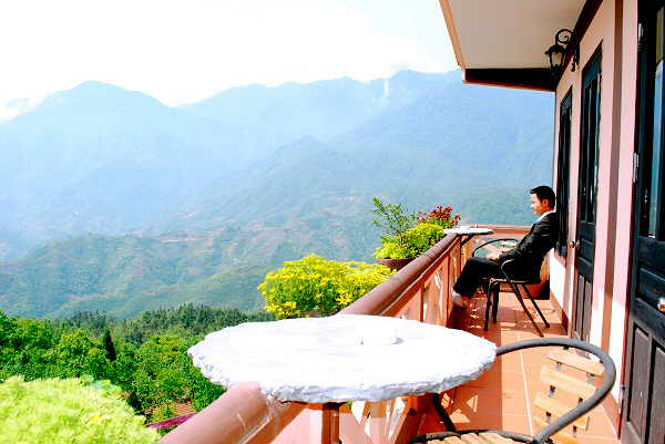 Sapa unique hotel view