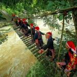 The beauty of Sapa Rattan Bridge