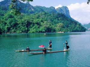 Ba Be lake in Bac Kan