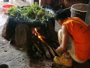 Medical bathing in Sa Pa 4