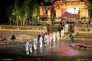 Ao dai show in Hue