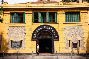Hoa Lu prison museum in Hanoi, Vietnam.